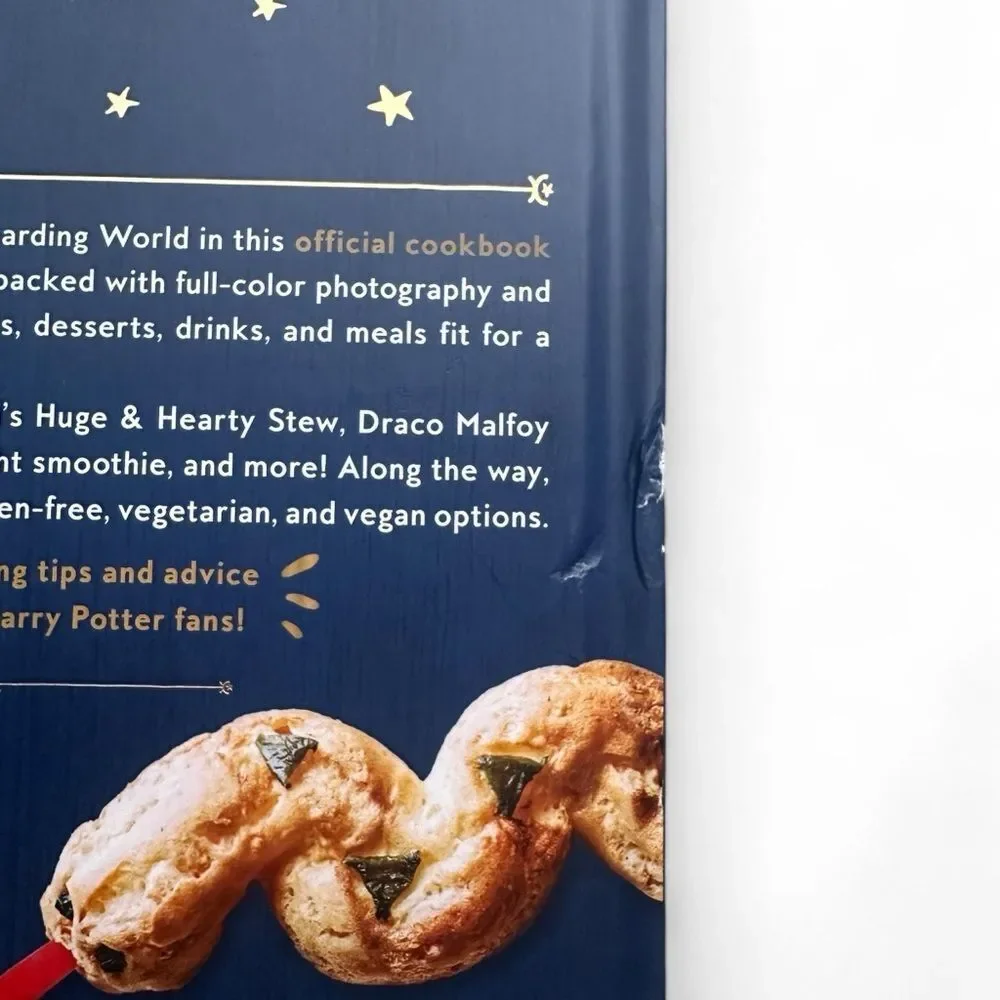 Harry Potter Official Cookbook & Christmas Cookbook Hardcover 2 Book Lot